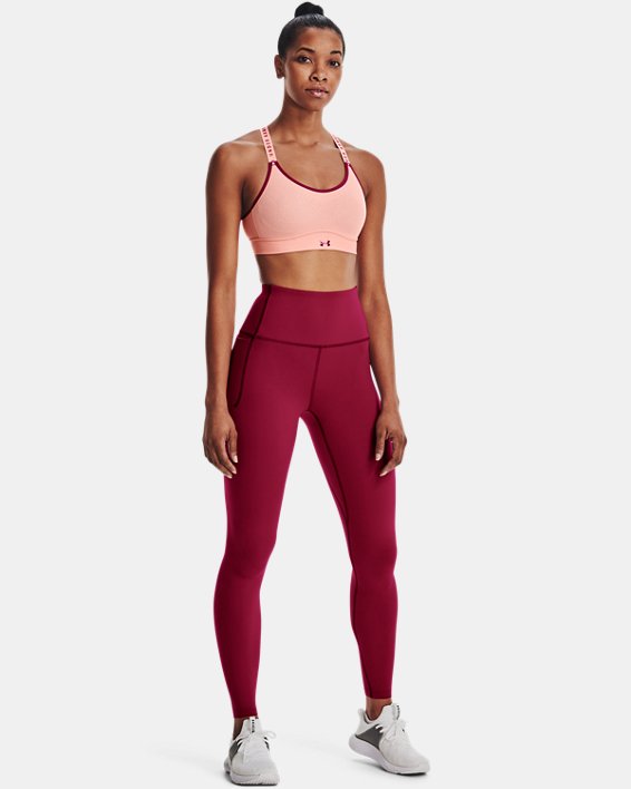 Women's UA Meridian Ultra High Rise Full-Length Leggings, Pink, pdpMainDesktop image number 2